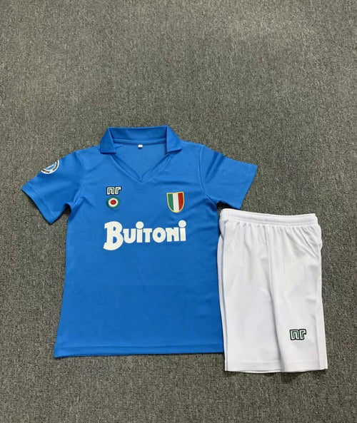 1987/1988 Retro Napoli Home Soccer Jersey Kids 1:1 Thai Quality FTBL4ALL