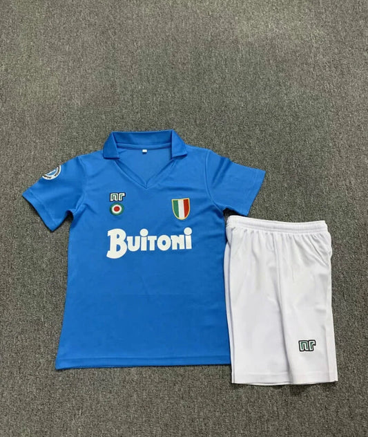 1987/1988 Retro Napoli Home Soccer Jersey Kids 1:1 Thai Quality FTBL4ALL