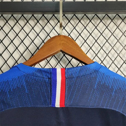 2018 Retro Long Sleeve FIFA World Cup France Home Football Shirt FTBL4ALL
