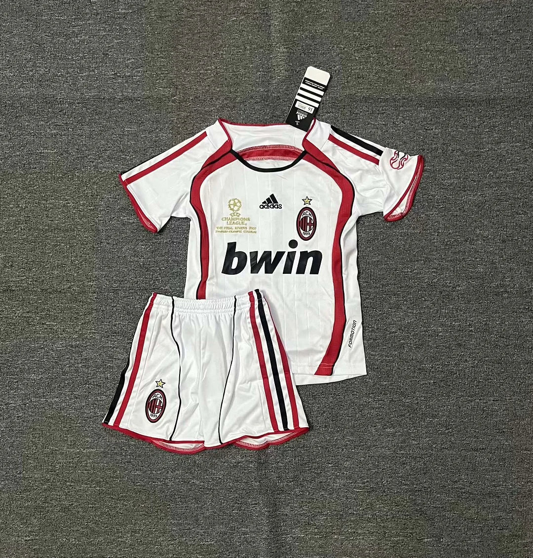 2006/2007 Retro AC Milan Away Soccer Jersey 1:1 Thai Quality Kids Size FTBL4ALL