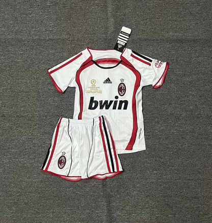 2006/2007 Retro AC Milan Away Soccer Jersey 1:1 Thai Quality Kids Size FTBL4ALL