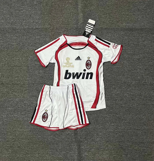 2006/2007 Retro AC Milan Away Soccer Jersey 1:1 Thai Quality Kids Size FTBL4ALL