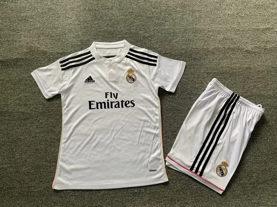 2014/2015 Retro Kids Size Real Madrid Home Soccer Jersey FTBL4ALL