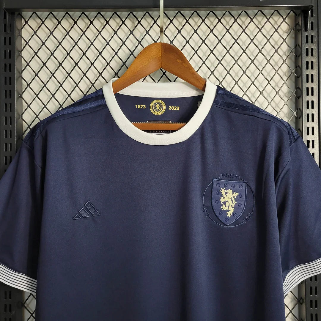 2023 Scotland 150th Anniversary Edition Navy Blue Football Shirt FTBL4ALL