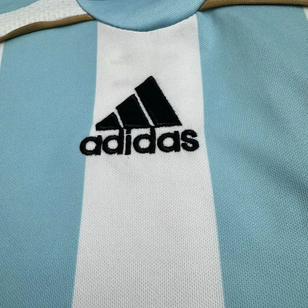 2006 Retro Argentina Home Football Shirt Kids Size FTBL4ALL