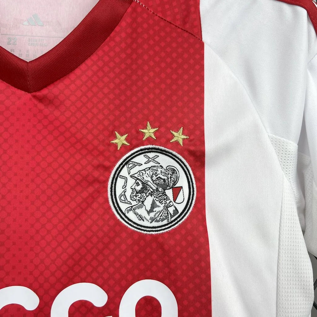 2025/2026 Ajax Home Football Shirt Kids Size FTBL4ALL