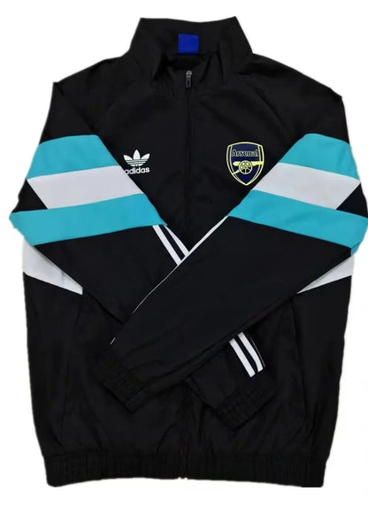 2024/2025 Arsenal Windbreaker Black Soccer Jersey 1:1 Thai Quality FTBL4ALL