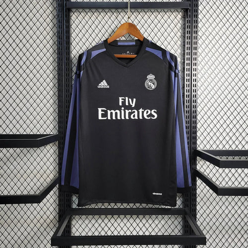 2016/2017 Retro Long Sleeve Real Madrid Third Away Football Shirt 1:1 Thai Quality FTBL4ALL