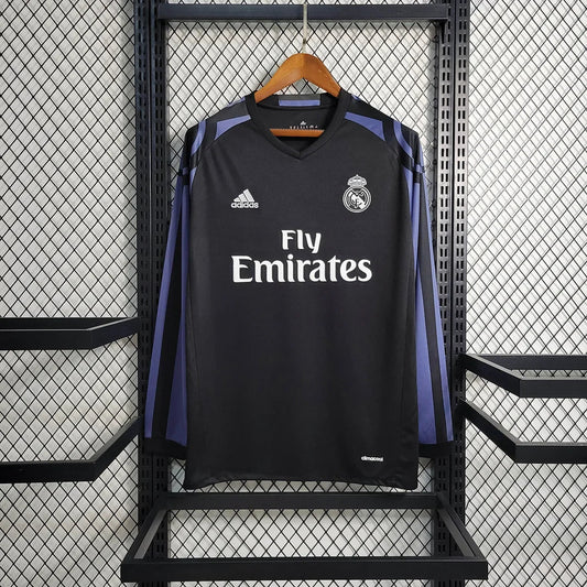 2016/2017 Retro Long Sleeve Real Madrid Third Away Football Shirt 1:1 Thai Quality FTBL4ALL