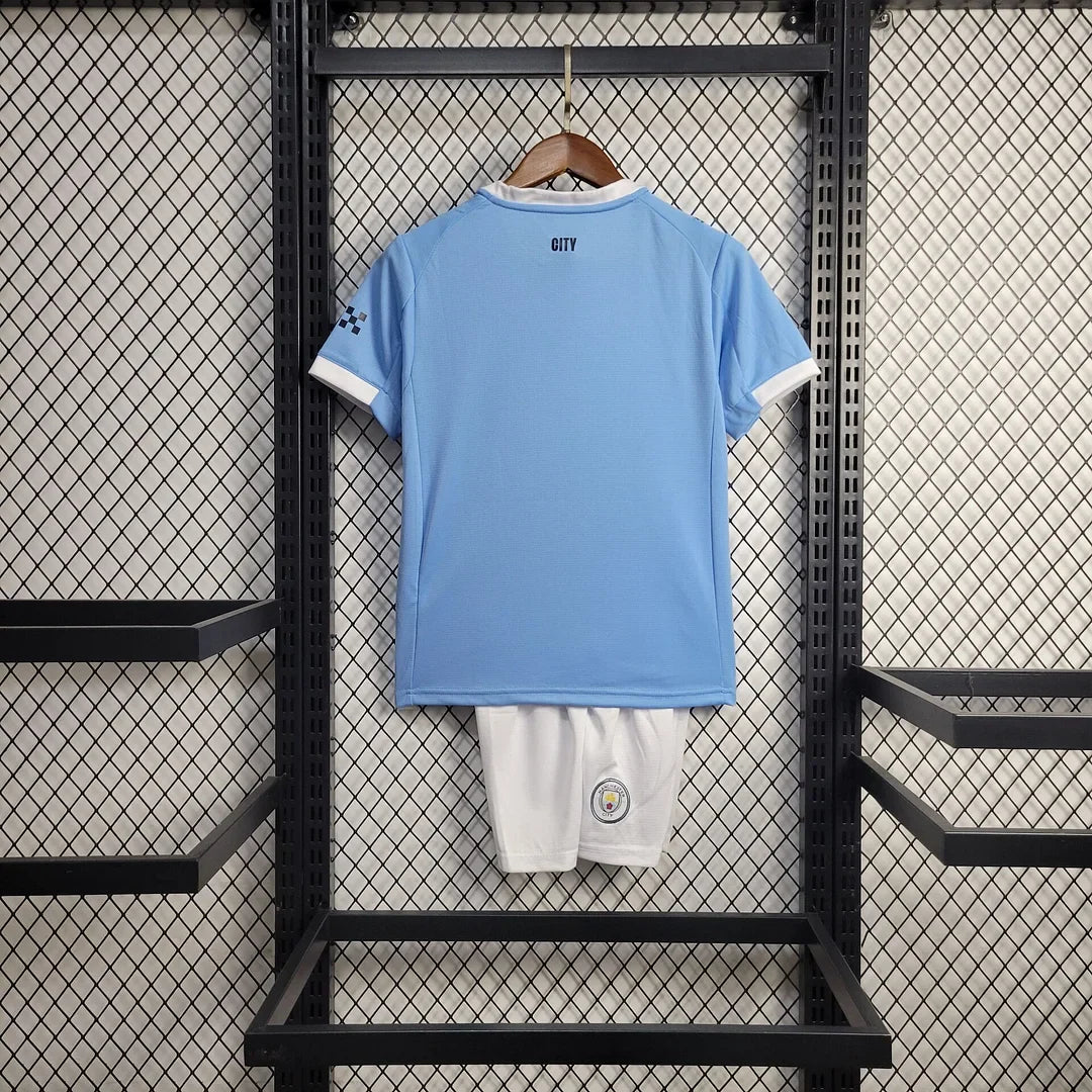 2025/2026 Manchester City Home Football Shirt Kids Size FTBL4ALL