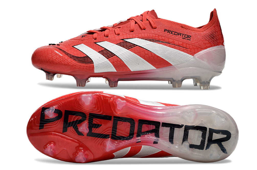 Predator Elite FG Laces Red CC