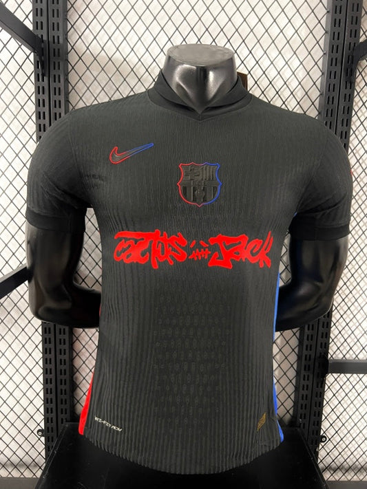 Barcelona x Travis Scott 24/25 Special Edition Football Jersey Player Version FTBL4ALL