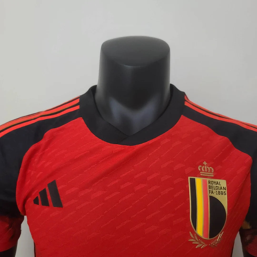 2022 FIFA World Cup Belgium Home Soccer Shirt - Player Version FTBL4ALL