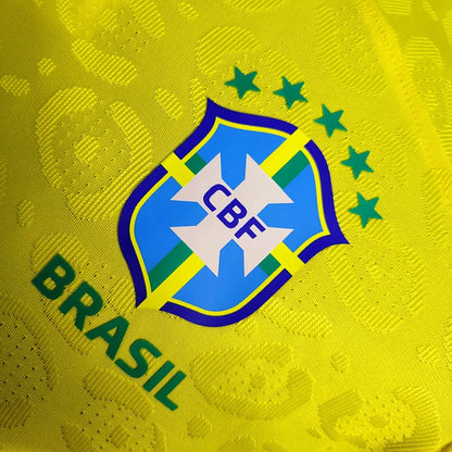 2022 World Cup Brazil Home Soccer Jersey - Player Version FTBL4ALL