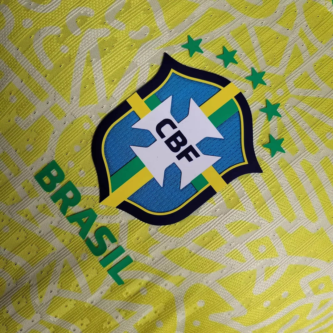 2024 Brazil Home Soccer Jersey - Player Version FTBL4ALL