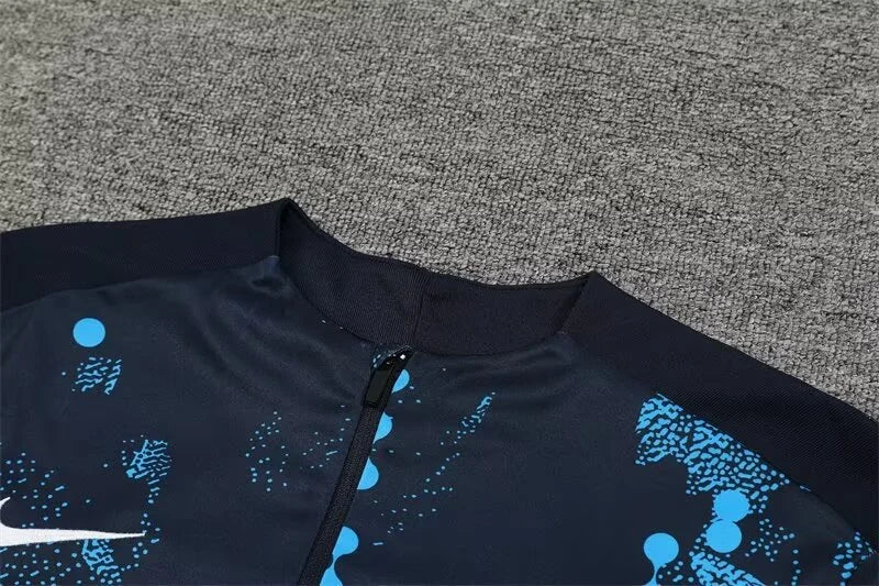 2024/2025 Chelsea Half-Pull Tracksuit Royal Blue FTBL4ALL
