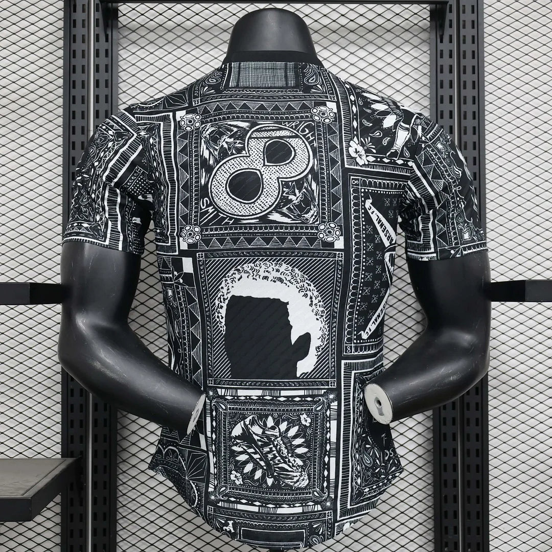 2024/2025 Arsenal Black pre-match Football Shirt 1:1 Thai Quality - Player Version FTBL4ALL
