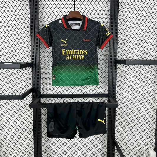 2024/2025 AC Milan x OFF-WHITE Football Shirt Kids Size FTBL4ALL
