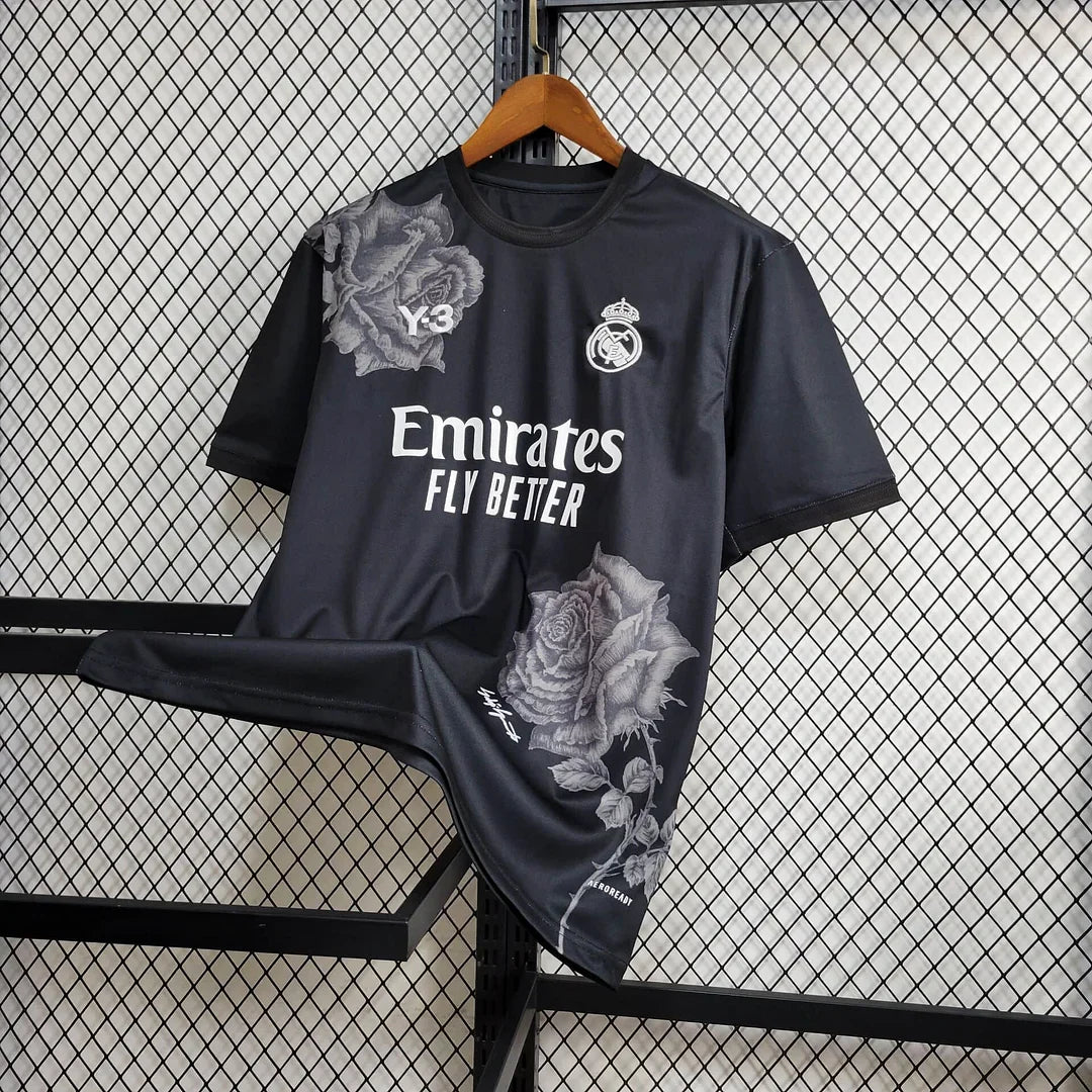 2024/2025 Real Madrid Y-3 Special Edition Black Football Shirt FTBL4ALL