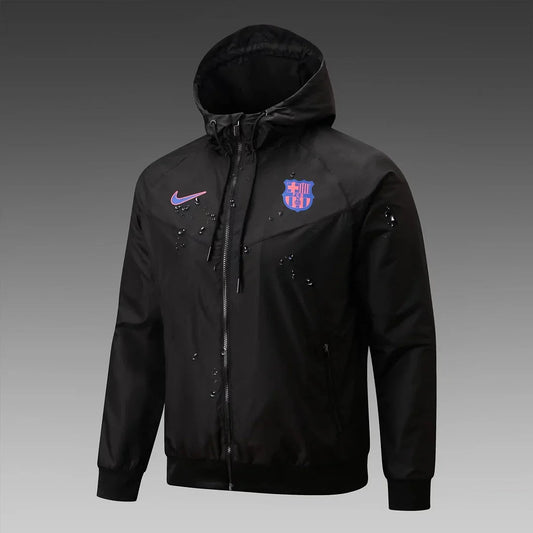 2024/2025 Barcelona Windbreaker Black Jersey 1:1 Thai Quality FTBL4ALL