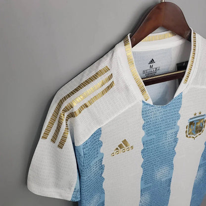 2021 Retro Argentina Soccer Jersey Concept Maradona Special Emblem FTBL4ALL