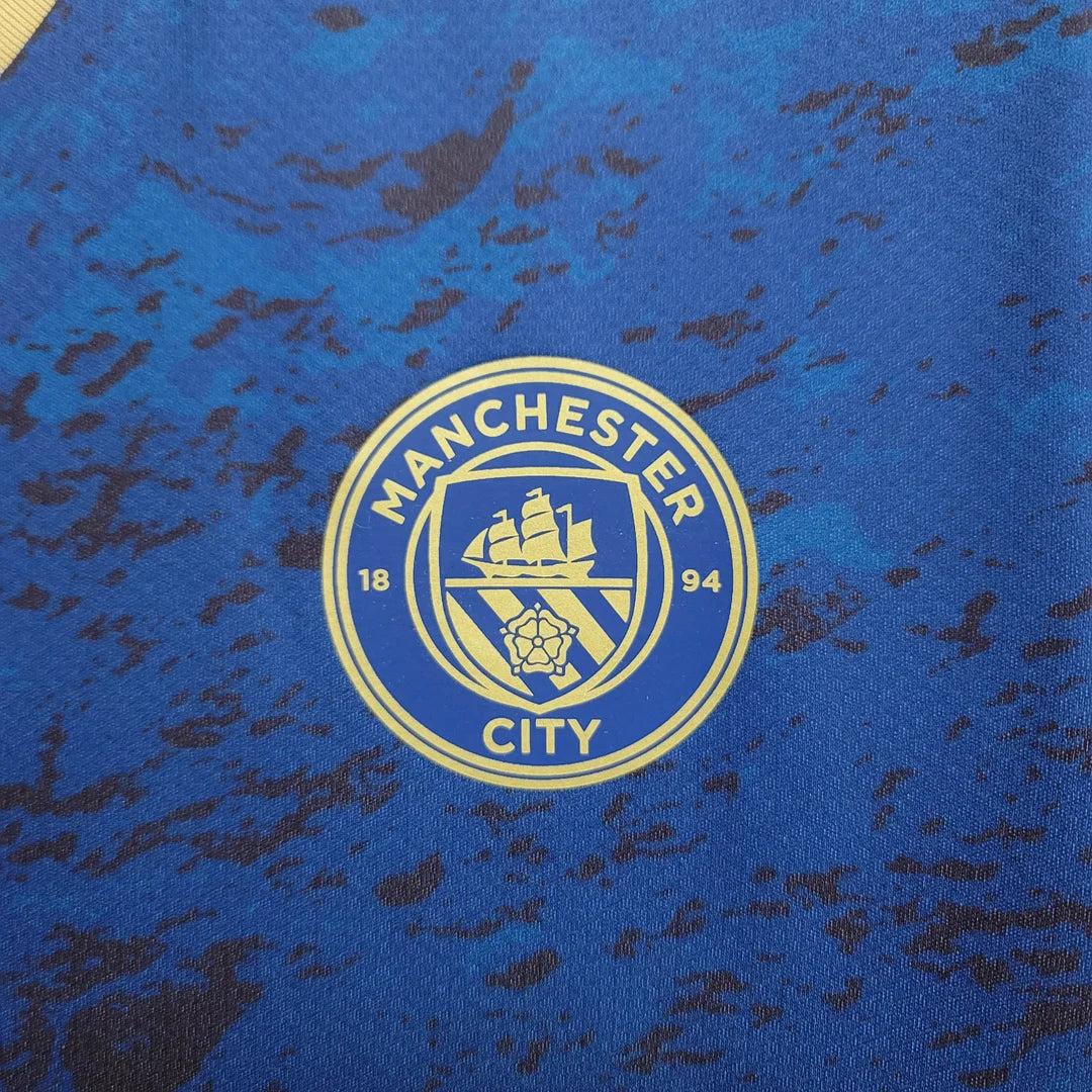 2023 Manchester City Chinese New Year Commemorative Edition Blue Football Shirt 1:1 Thai Quality FTBL4ALL