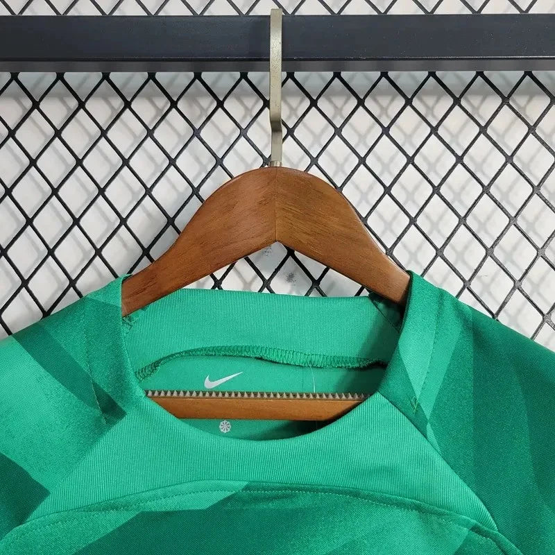 2023/2024 Kids Size Barcelona Green Goalkeeper Football Shirt 1:1 Thai Quality FTBL4ALL