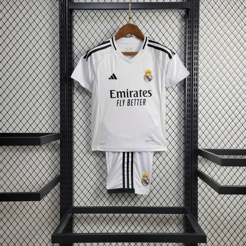 2024/2025 Real Madrid Home Football Shirt 1:1 Thai Quality Kids Size FTBL4ALL