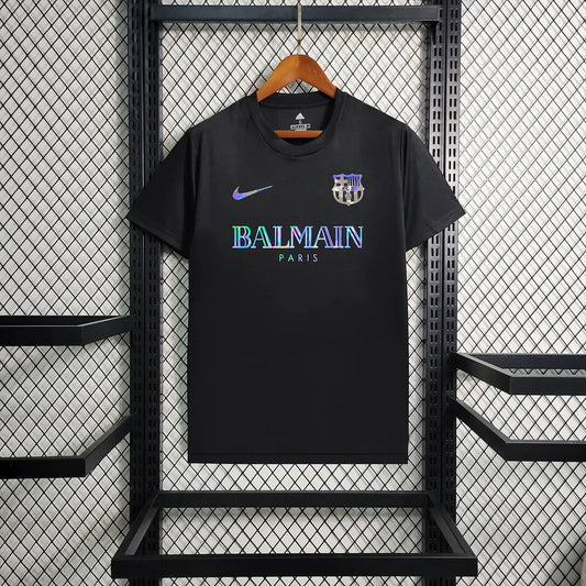2024/2025 Barcelona Black Balmain Shirt FTBL4ALL