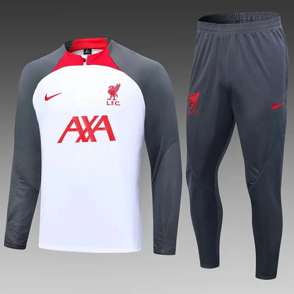 2023/2024 Liverpool Half-Pull Tracksuit Grey 1:1 Thai Quality FTBL4ALL