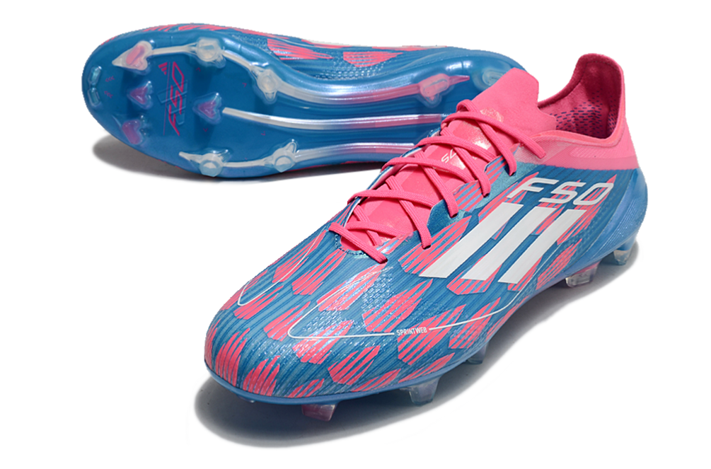 F50 Elite FG Laced Blue & Pink CC