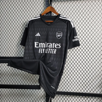 2023/2024 Arsenal Goalkeeper Black Soccer Jersey FTBL4ALL