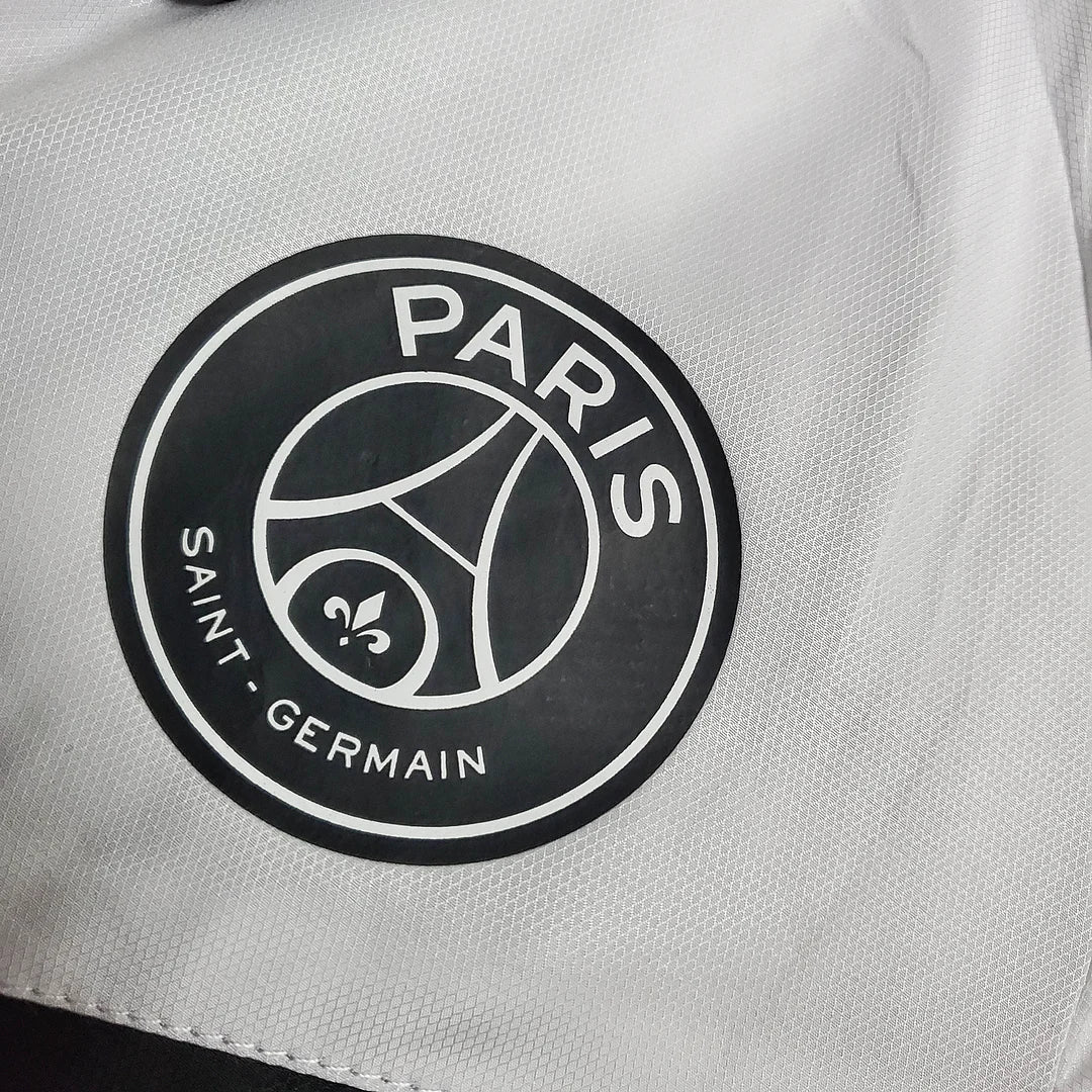 Psg Paris Saint-Germain Windbreaker Classic Style Black-White FTBL4ALL