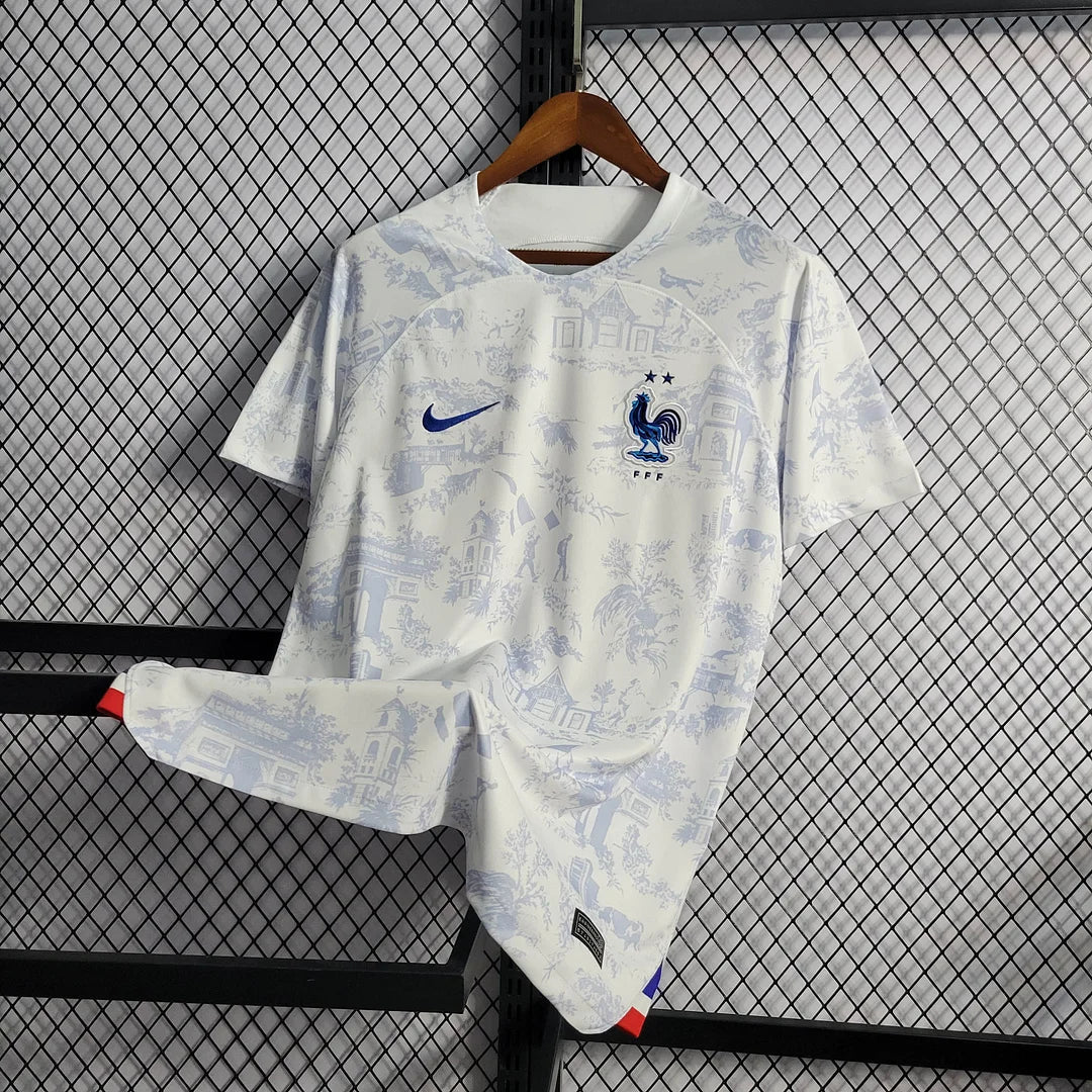 2022 FIFA World Cup France Away Football Shirt White FTBL4ALL