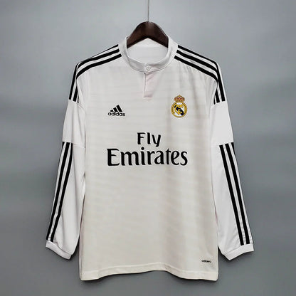 Retro Long Sleeve 2014/2015 Real Madrid Home FTBL4ALL