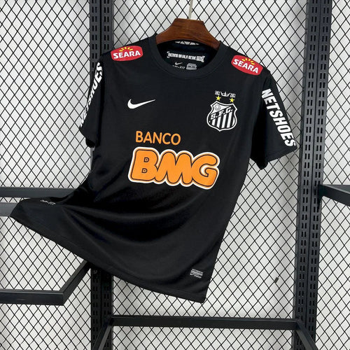 2011/2012 Retro Santos Away Black Football Shirt FTBL4ALL