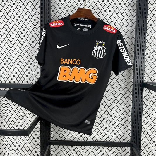 2011/2012 Retro Santos Away Black Football Shirt FTBL4ALL