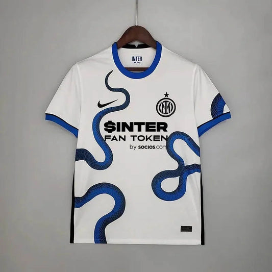 Internazionale Milan Football Jersey White 2021/2022 Retro 1:1 Thai Quality Away FTBL4ALL