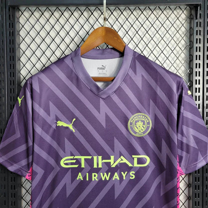 2023/2024 Manchester City Goalkeeper Purple Football Shirt 1:1 Thai Quality FTBL4ALL