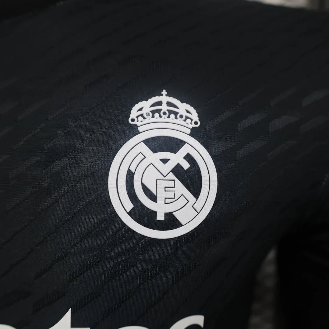 2024/2025 Real Madrid Y-3 Special Edition Black Football Shirt - Player Version FTBL4ALL