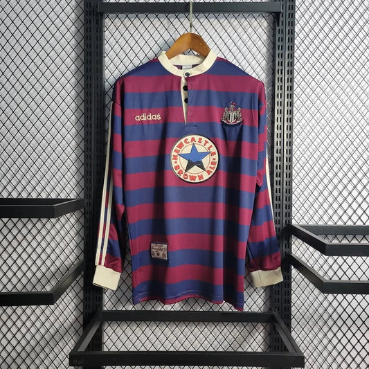 1995/1997 Retro Long Sleeves Newcastle United Away Soccer Jersey FTBL4ALL