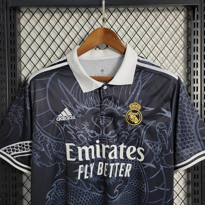 2023/2024 Real Madrid Chinese Dragon Black Football Shirt FTBL4ALL