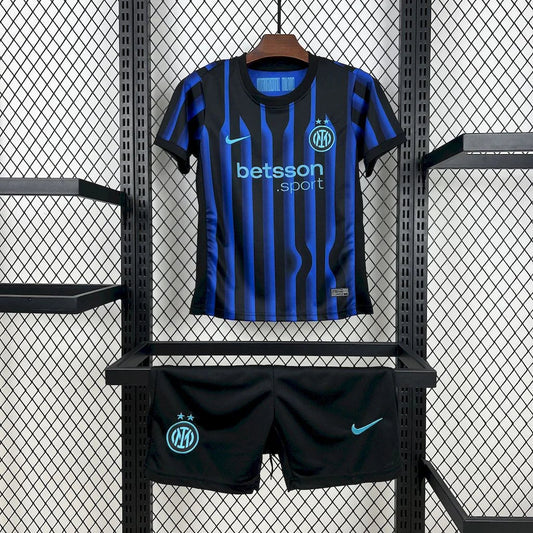 2025/2026 Inter Milan Home Football Shirt Kids Size FTBL4ALL