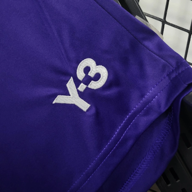 2024/2025 Real Madrid Y-3 Special Edition Purple Shorts 1:1 Thai Quality FTBL4ALL