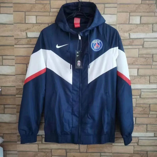 2022/2023 PSG Windbreaker Blue And White FTBL4ALL