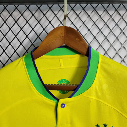2022 World Cup Brazil Home Soccer Jersey FTBL4ALL