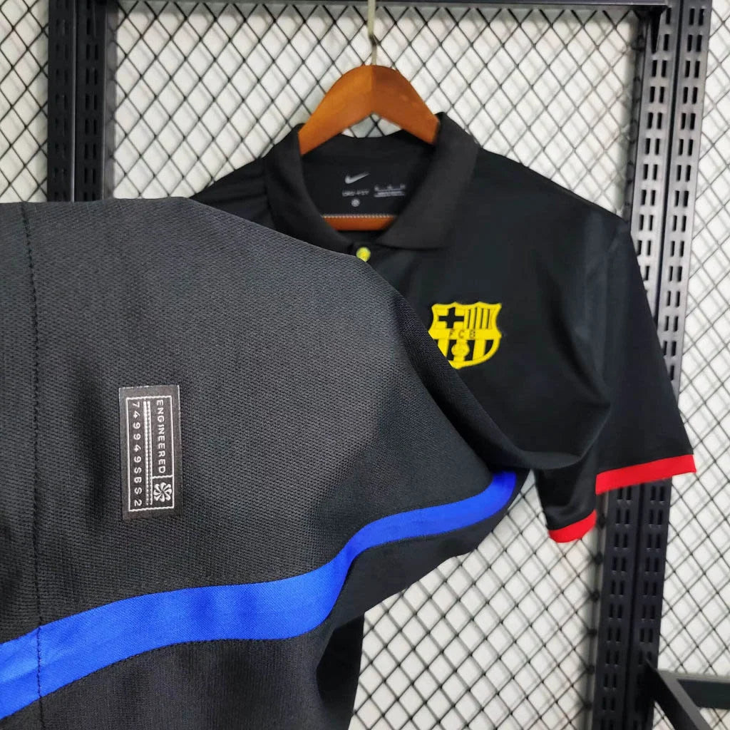 2023/2024 Barcelona POLO Black Shirt FTBL4ALL