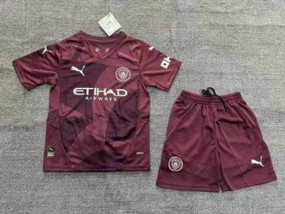 2024/2025 Manchester City Third Away Football Shirt 1:1 Thai Quality Kids Size FTBL4ALL
