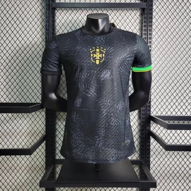 2023 Brazil Special Edition Black Soccer Jersey - Player Version FTBL4ALL