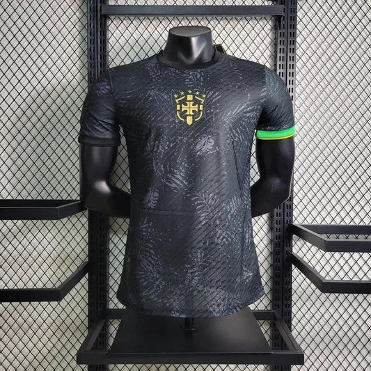 2023 Brazil Special Edition Black Soccer Jersey - Player Version FTBL4ALL